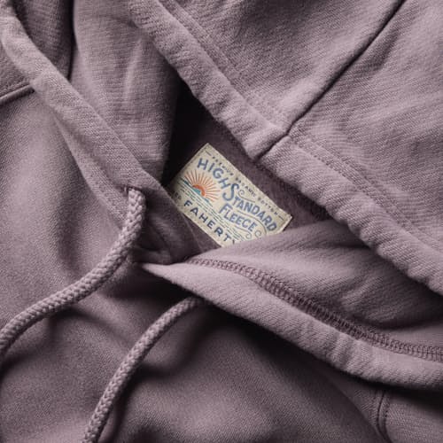 laydown detail image of High Standard Fleece Hoodie