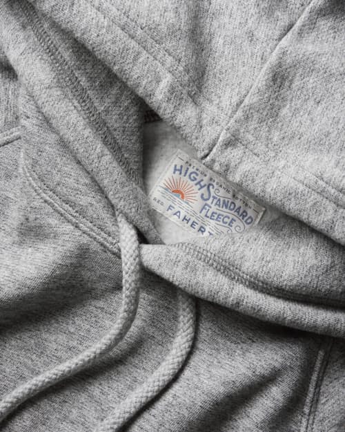 laydown detail image of High Standard Fleece Hoodie