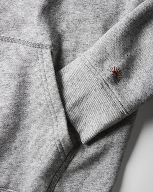 laydown detail image of High Standard Fleece Hoodie