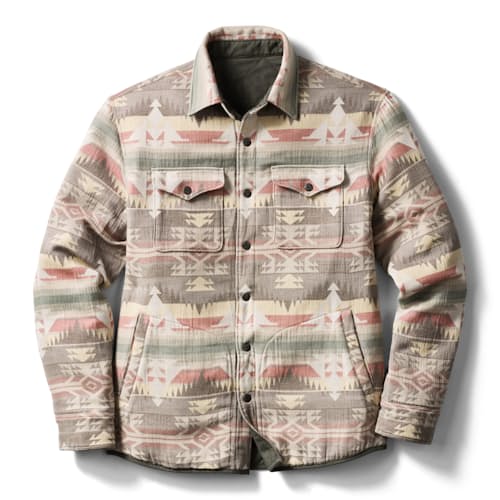 laydown image of Thunder Voice Eagle Reversible Bondi Jacket