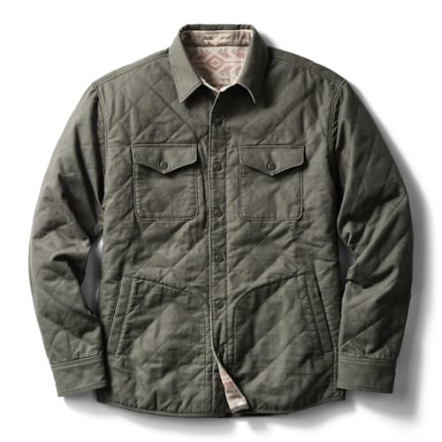 laydown image of Thunder Voice Eagle Reversible Bondi Jacket