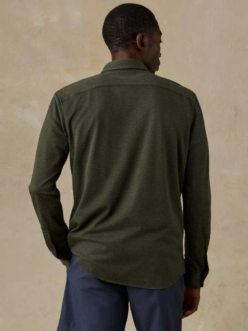 on model image of Coastline Knit Shirt