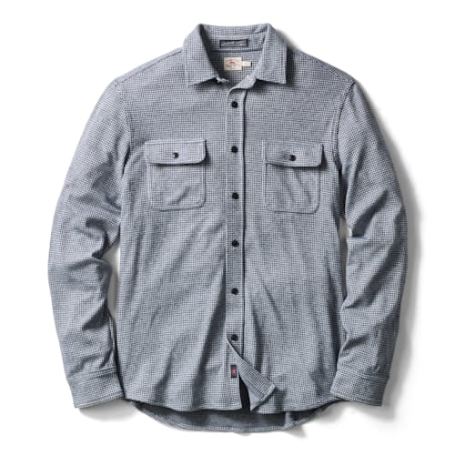 laydown image of Legend Sweater Flannel Shirt