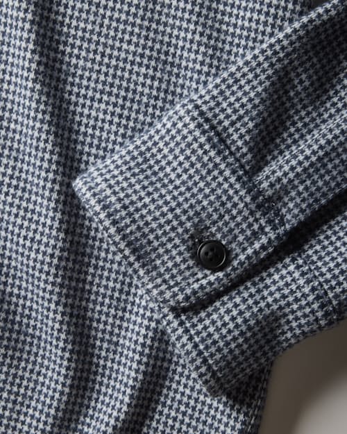 laydown detail image of Legend Sweater Flannel Shirt