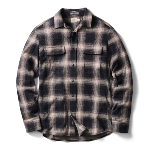 laydown image of Legend Sweater Flannel Shirt
