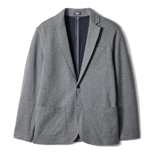 laydown image of Inlet Knit Tweed Blazer