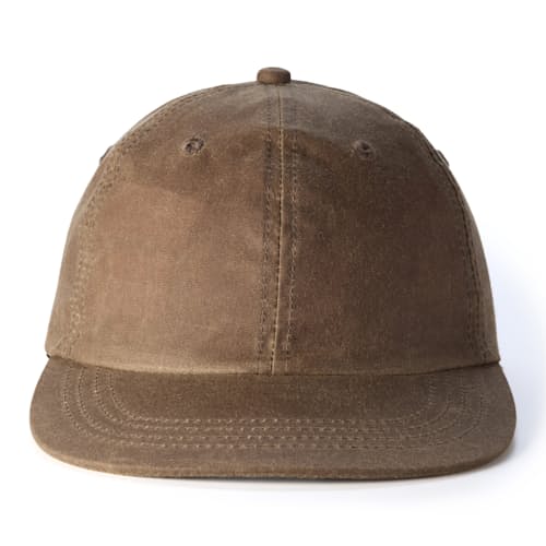 laydown image of Waxed Canvas 6-Panel Hat