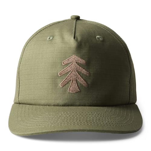 laydown image of Cotton Ripstop Logo Snapback Hat