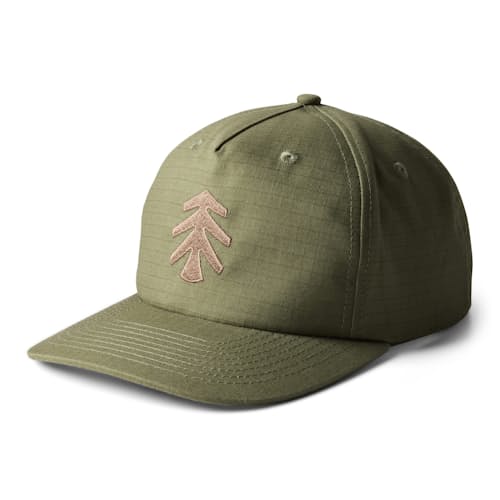 laydown image of Cotton Ripstop Logo Snapback Hat