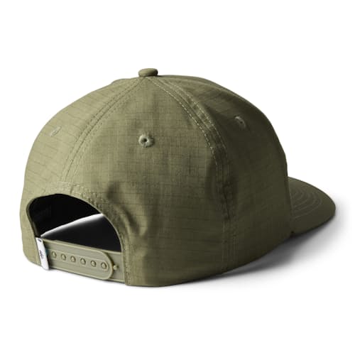 laydown image of Cotton Ripstop Logo Snapback Hat