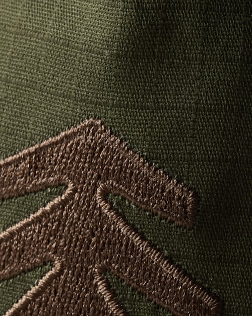laydown detail image of Cotton Ripstop Logo Snapback Hat