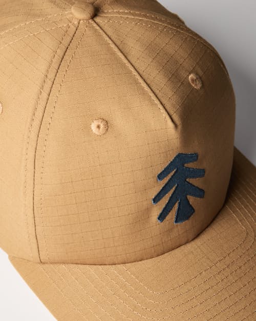 laydown detail image of Cotton Ripstop Logo Snapback Hat