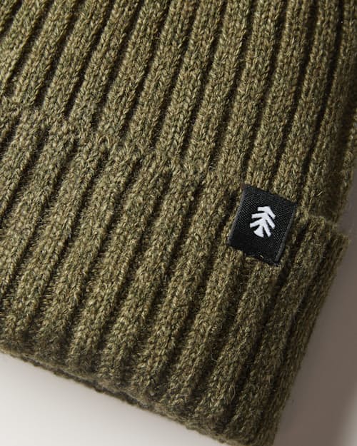 laydown detail image of Japanese Rib Knit Beanie