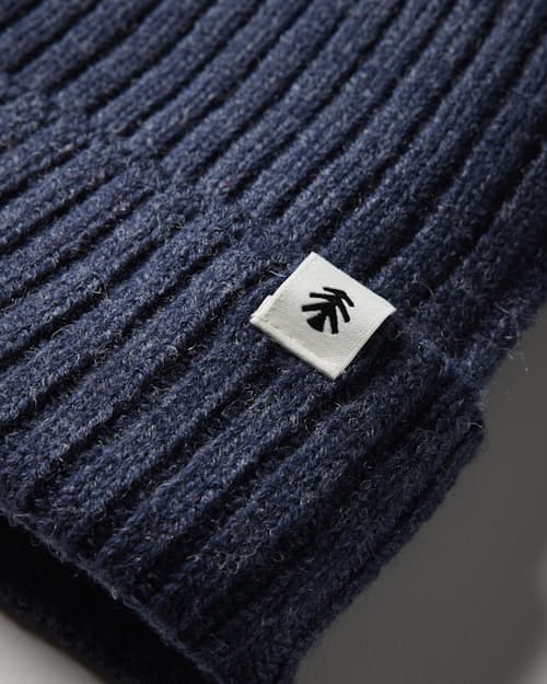 laydown detail image of Japanese Rib Knit Beanie