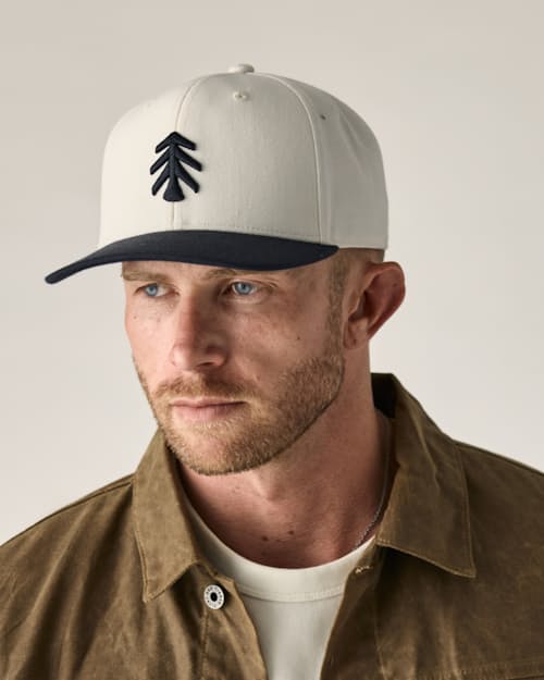 on model image of Legacy Canvas Ball Cap