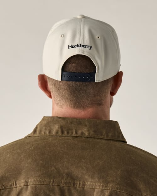 on model image of Legacy Canvas Ball Cap