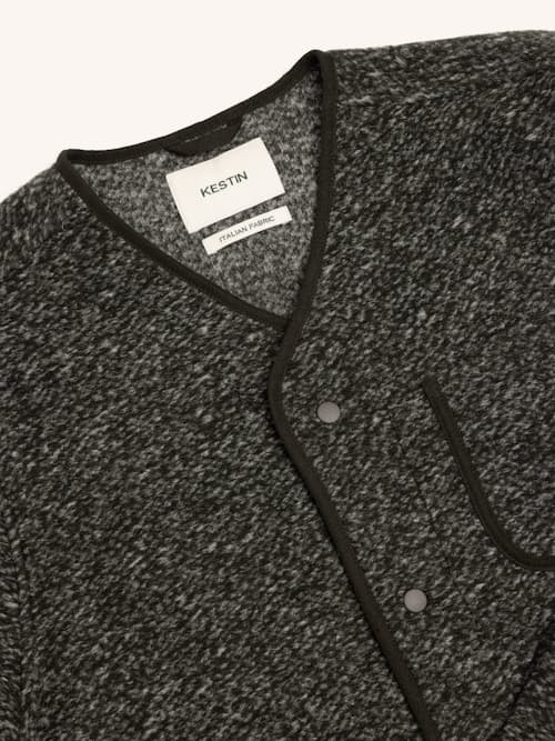 laydown detail image of Neist Wool Cardigan
