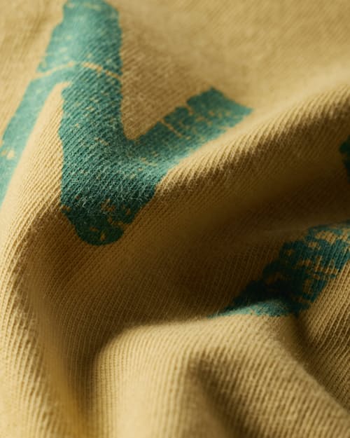 laydown detail image of Flint and Tinder Graphic T-Shirt