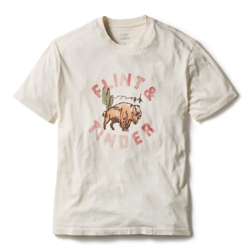 laydown image of Flint and Tinder Graphic T-Shirt