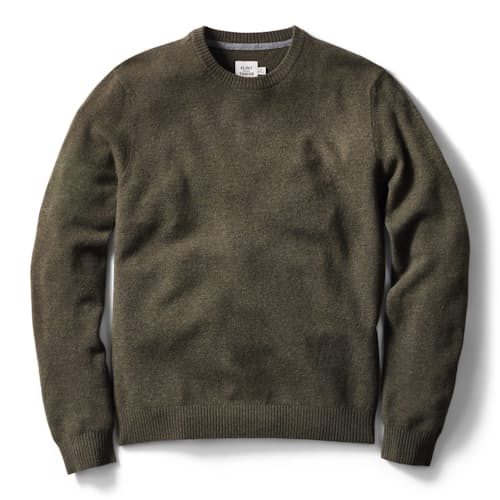 laydown image of Fine Merino Crewneck Sweater