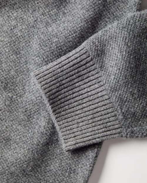laydown detail image of Fine Merino Crewneck Sweater