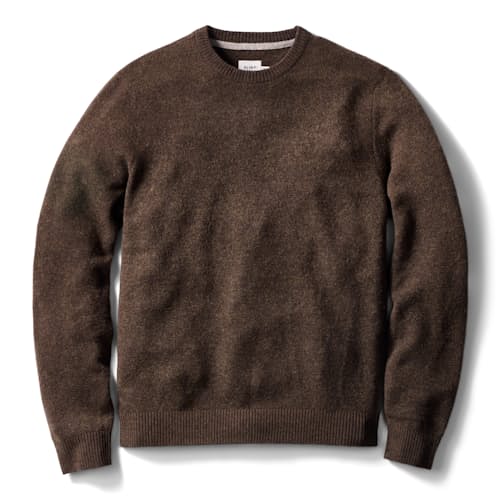 laydown image of Fine Merino Crewneck Sweater