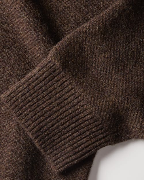 laydown detail image of Fine Merino Crewneck Sweater