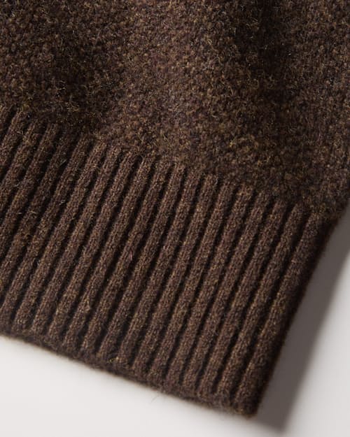 laydown detail image of Fine Merino Crewneck Sweater