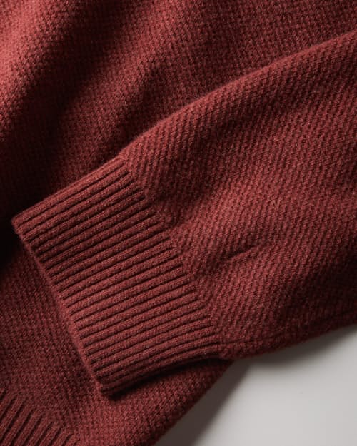laydown detail image of Fine Merino Crewneck Sweater