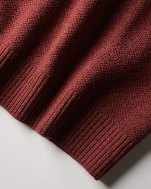 laydown detail image of Fine Merino Crewneck Sweater