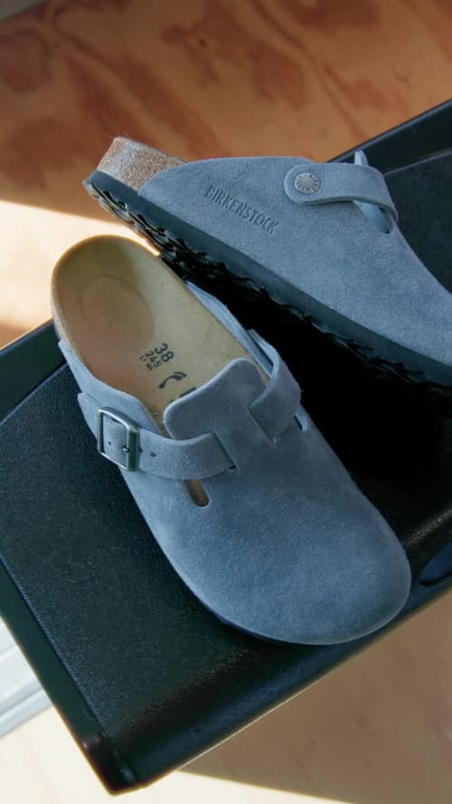 lifestyle image of Boston Soft Footbed Clog