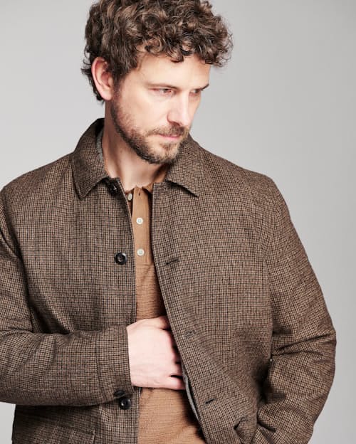 on model image of Bennet Overcoat