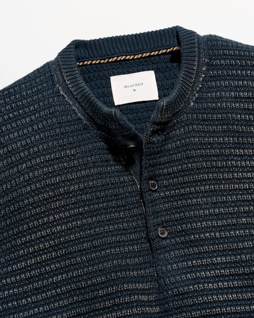 laydown detail image of Garment Dyed Links Henley