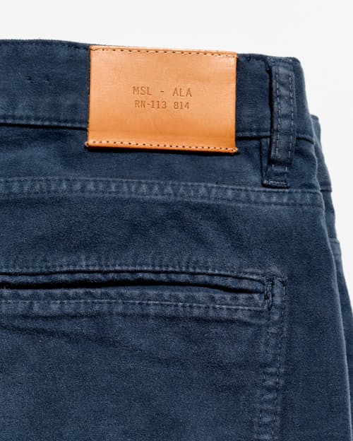 laydown detail image of Moleskin Jean