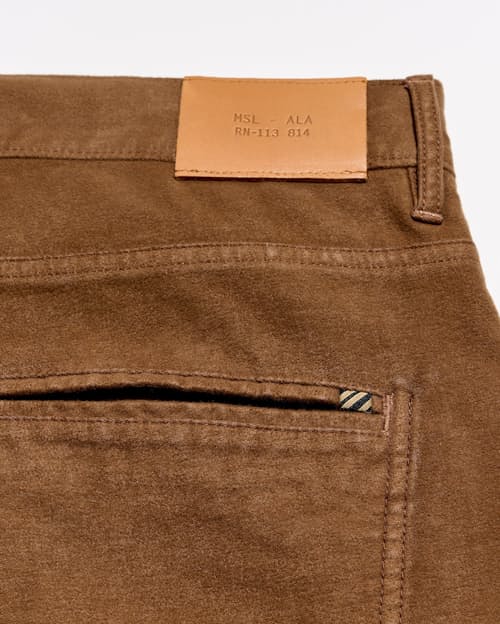 laydown detail image of Moleskin Jean