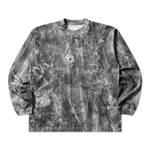 laydown image of ROA x Wrangler Jersey Long Sleeve Shirt