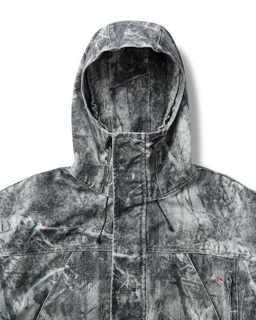 laydown detail image of ROA x Wrangler Denim Hooded Jacket
