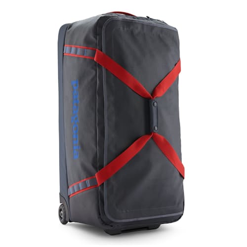 laydown image of Black Hole Wheeled Duffel 100L