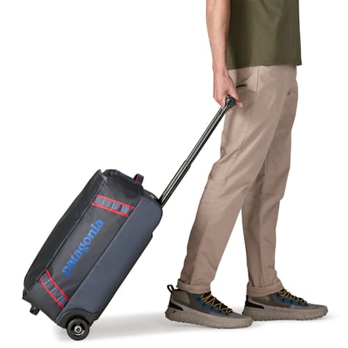 on model image of Black Hole Wheeled Duffel 40L