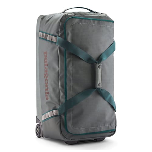 laydown image of Black Hole Wheeled Duffel 70L