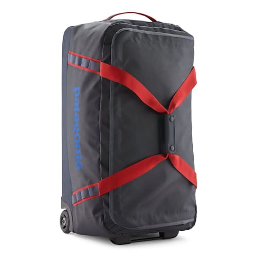 laydown image of Black Hole Wheeled Duffel 70L