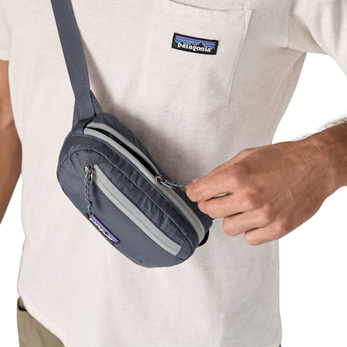 on model image of Terravia Mini Hip Pack