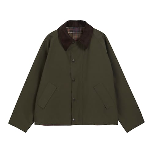 laydown image of Transport Wax Jacket