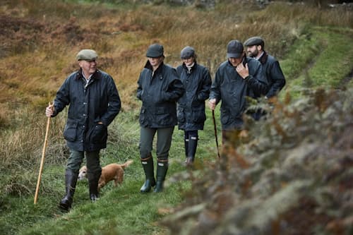 lifestyle image of Border Wax Jacket