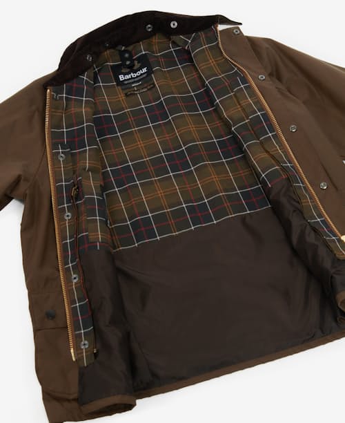 laydown detail image of Bedale Wax Jacket