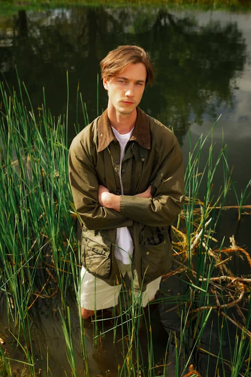 lifestyle image of Bedale Wax Jacket
