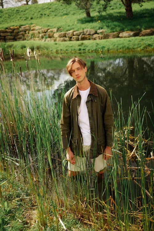 lifestyle image of Bedale Wax Jacket