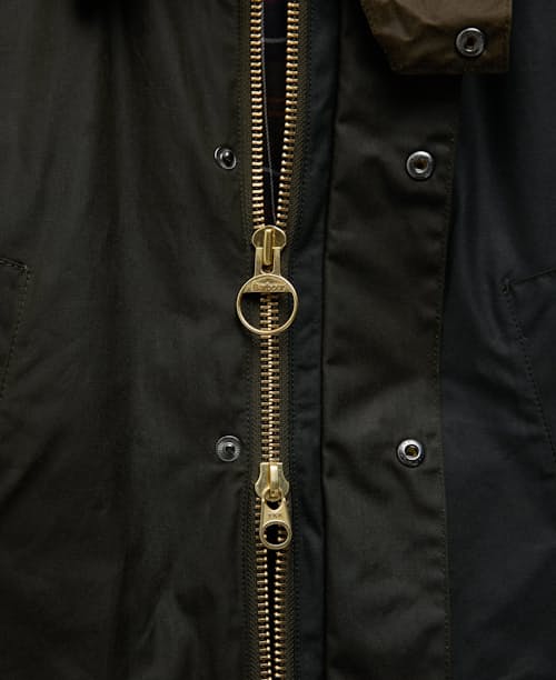 laydown detail image of Bedale Wax Jacket