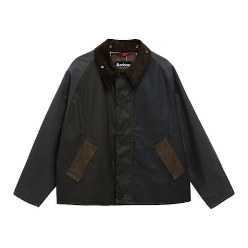 laydown image of Transport Wax Jacket