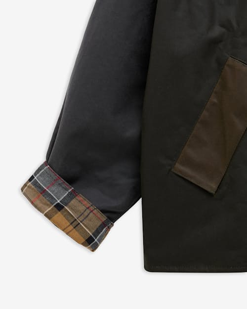 laydown detail image of Transport Wax Jacket